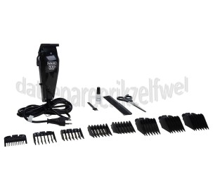Foto van Wahl Tondeuse Wahl -zwart- 300 serie, inclusief 8 opzetkammen Haar en baard 