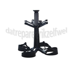 Foto van Bosch Houder Glazenhouder voor 4 glazen met lange steel DWHD860 