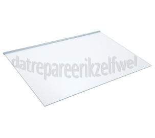 Foto van Whirlpool Glasplaat Boven groentelade WBE3323ANFX, WBC3725AS 