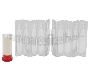 Foto van WPRO Reiniger Strijkijzerset, Reiniger + 10 Anti-kalk patronen Stoomstrijkijzer en Stoomgenerator 