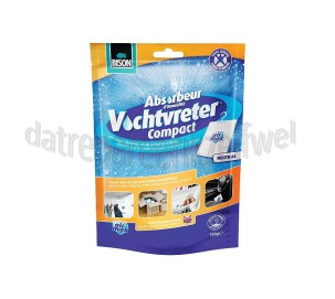 Foto van Bison Vochtvreter Bestrijdt condens, vocht en muffe geurtjes Compact Neutral, 100g 