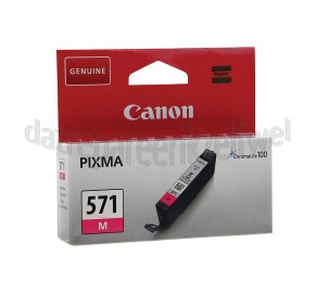Foto van Canon Inktcartridge CLI 571 Magenta Pixma MG5750, Pixma MG5751, Pixma MG6850 