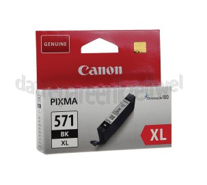 Foto van Canon Inktcartridge CLI 571XL Black Pixma MG5750, Pixma MG5751, Pixma MG6850 