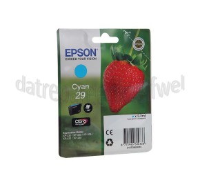 Foto van Epson Inktcartridge 29 Cyan XP235, XP332, XP335, XP455 