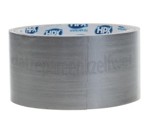 Foto van HPX Tape Pantsertape Zilver Duct Tape, 48mm x 5 meter 