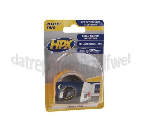 Foto van HPX Tape Reflecterende Tape Geel Veiligheidstape, 19mm x 1,5 meter 