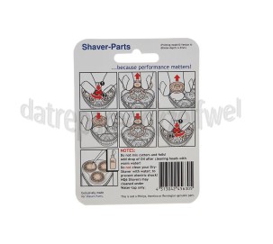 Foto van NewSPeak Scheerkop Dubbele ring met mes HP1915, HQ3, HQ4, HQ5, HQ56, HQ6 