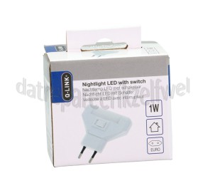 Foto van Q-Link Lampje 1W LED Wit met schakelaar 