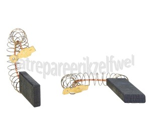 Foto van Koolborstel set, 43 x 13.5 x 5mm met veer/klem WAE1816, WM12E16, WAE2849 