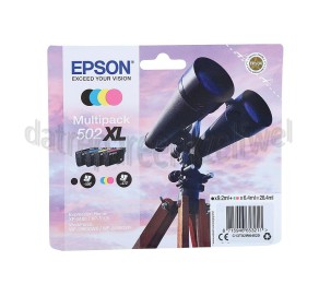 Foto van Epson Inktcartridge 502XL Multipack BK/C/Y/M XP5100, XP5105, WF2860DWF, WF2865DWF 