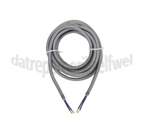 Foto van Calex Kabel Kabel grijs 2x0,75mm 3m Max. 250V-60W 