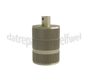 Foto van Calex Lamphouder Aluminium lamphouder, 3 rings model, mat brons E27, ronde kabel klem, max. 250V-60W 