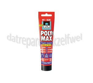 Foto van Bison Lijm Polymax, wit, 165gr tube Lijmen, Monteren, Afdichten 