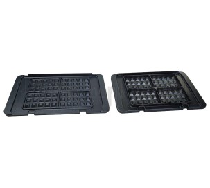 Foto van DeLonghi Plaat Wafelplaat, 2 stuks CGH1020D, CGH1030D 