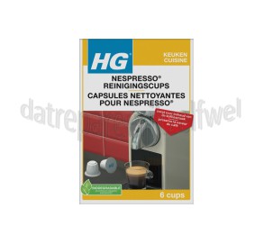 Foto van HG Reiniger Reinigingscups Nespressomachines 
