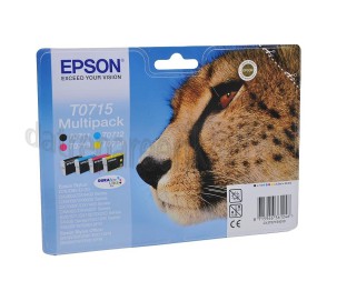 Foto van Epson Inktcartridge T0715 Multipack BK/C/M/Y D78, DX4050, DX4400 