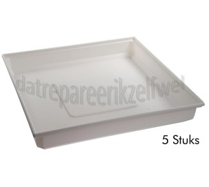 Foto van Lekbak Wasmachine lekbak 70x70x10 per 5stuks 