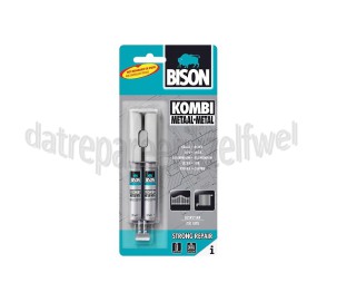 Foto van Bison Lijm Bison Kombi metaal Dubbelspuit 24ml 