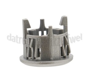 Foto van Whirlpool Knop Rand van bedieningsknop zilver grijs EMGHD6140, EMCHD5140 