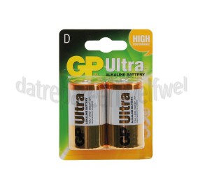 Foto van GP Batterij Grote staaf type D LR20 Ultra Alkaline 