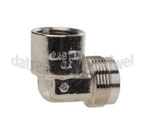 Foto van Easyfiks Comfort-aansluiting Gas aansluitkoppeling 1/2"" knie, haaks 