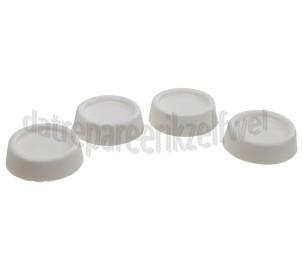 Foto van Easyfiks Trillingsdempers Trillingsdempers Wit, set van 4 stuks 