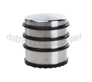 Foto van Deltafix Deurstop Deurstopper 6,5x7cm Chroom, RVS Look 