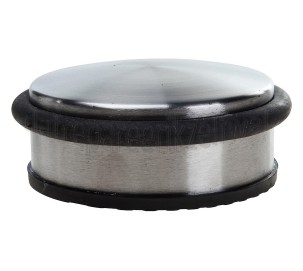 Foto van Deltafix Deurstop Deurstopper 4x10cm Chroom, RVS Look 