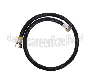 Foto van Easyfiks Gasslang Rubber flexibel voor los staande apparaten Gastec 100 cm met koppelingen 