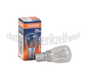 Foto van Osram Gloeilamp Koelkast- en ovenlamp T26 25W 230V E14 140 Lumen 