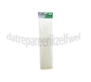 Foto van Bundelbandjes 450x7.8 mm wit Tie-wrap 