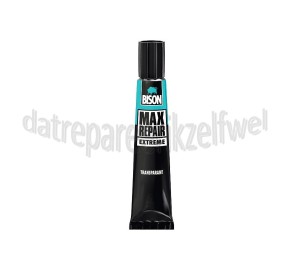 Foto van Bison Lijm Bison Max Repair Tube 8 gram, Polymax, Transparant 
