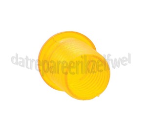 Foto van Smeg Glaasje Lens, rond -oranje- SNL91Mfx6, SNL60MFX5 