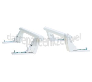 Foto van Liebherr Deurgreep Handgreep wit, 2 stuks CN3666, BN2956, CB4056 