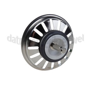 Foto van Reginox Afvoerzeef Zeefje D=8cm, H=4,7cm en 2,1cm lange pin met kogeltje 