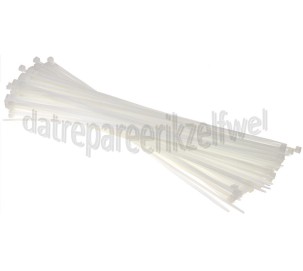 Foto van Bundelbandjes 430x4.8 mm wit Tie-wrap 