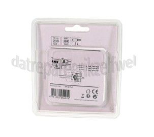 Foto van Q-Link Stekker contra 16A 3500W RA wit Contrastekker van PVC 