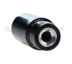 Foto van Q-Link Lamphouder E14 60W glad zwart Fitting 