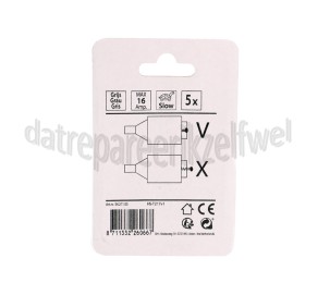 Foto van Q-Link Zekering 16A 500V traag grijs, 16 ampere Zekering 
