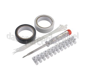 Foto van Q-Link Montageset Spanningzoeker, kroonstrip, isolatieband, bundelband montageset 