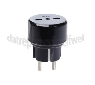 Foto van Brennenstuhl Stekker Verloopstekker IT - NL 16 amp. 250V, geaard 