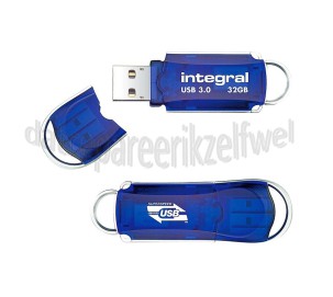 Foto van Integral Memory stick Integral 32GB Courier USB 3.0 