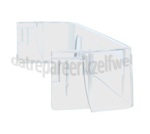 Foto van Zanussi Flessenrek Transparant 420x110x75mm ZRT16JC, ZRD23JA, RF6101 