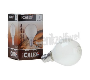 Foto van Calex Gloeilamp Kogel-Nacht lamp 240V 10 Watt 50 Lumen 2700K E14 P45 Dimbaar 