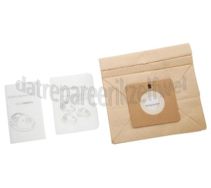 Foto van Moulinex Stofzuigerzak Papier 6 stuks + 1 Mf MO1523, Mini Space 