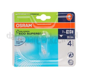 Foto van Osram Halogeenlamp Halostar Eco Superstar G4 8W 12V 2700K 95lm 