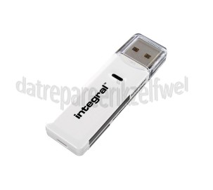 Foto van Integral Cardreader USB 2.0 Kaartlezer SD, SDHC, SDXC, MicroSD 