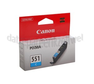 Foto van Canon Inktcartridge CLI 551 Cyan Pixma MX925, MG5450 
