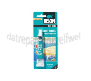 Foto van Bison Lijm Zacht plastic lijm Vinyl, zacht PVC 