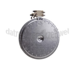 Foto van Atag Kookplaat Straalelement 2000W CKV610RVS, HL6093FUU 